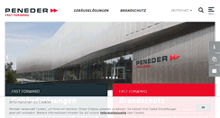 Desktop Screenshot of peneder.at