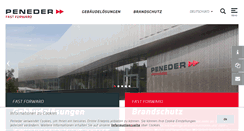 Desktop Screenshot of peneder.com